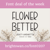 FONT OF THE WEEK - EXPIRES FEB 14 - Bright Swan