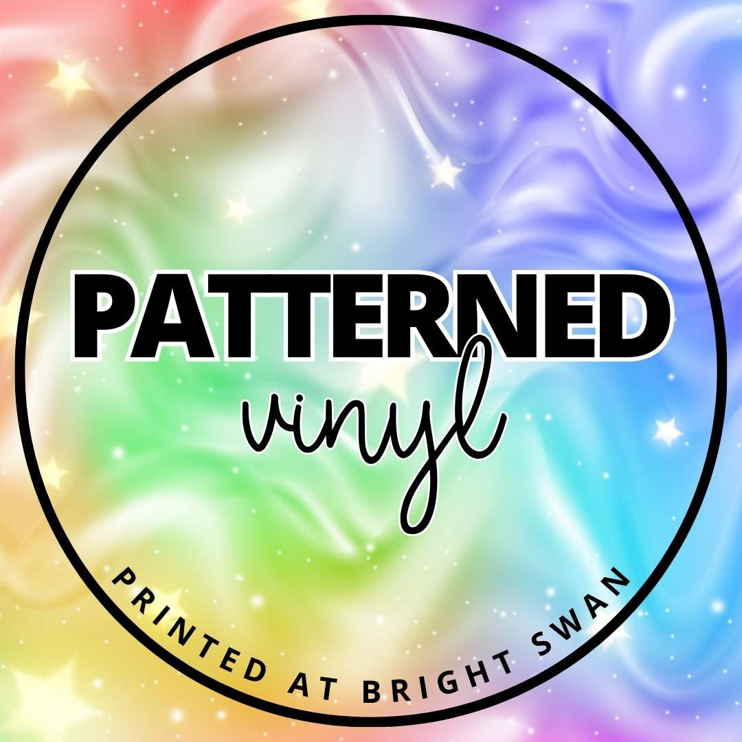 Patterned Vinyl-Bright Swan