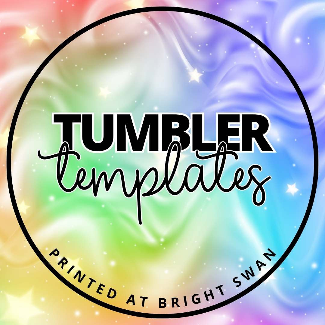 Tumbler Templates-Bright Swan