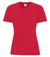 Bright Swan - ATC PRO SPUN LADIES TEE - ATC3600L - TRUE RED