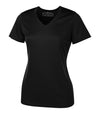 Bright Swan - ATC PRO TEAM SHORT SLEEVE V-NECK LADIES' TEE - L3520 - Black
