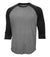ATC PROTEAM BASEBALL JERSEY - S3526 - Charcoal Heather/Black - Ends Monday Overnight - Ready to Ship Friday - Bright Swan