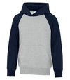 Bright Swan - ATC TWO TONE HOODIE ATCY25500 - youth - navy/heather grey