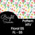 Patterned Vinyl & HTV - Floral 05 - Bright Swan