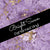 Patterned Vinyl & HTV - Marble - Purple & Gold 11 - Bright Swan